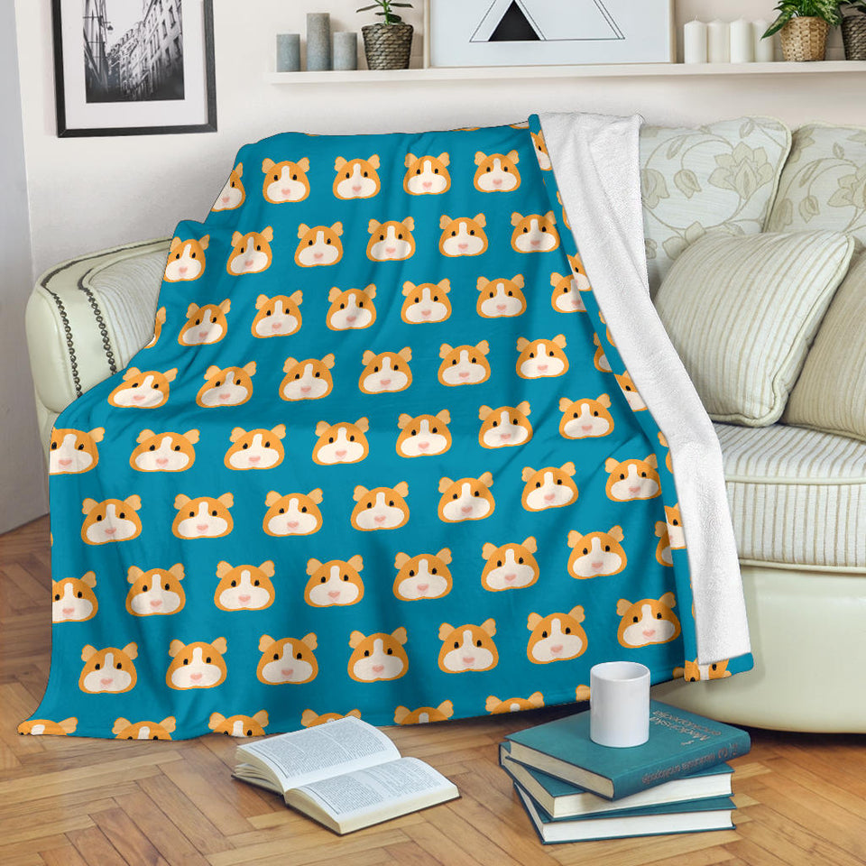 Guinea Pig Pattern Print Design 03 Premium Blanket