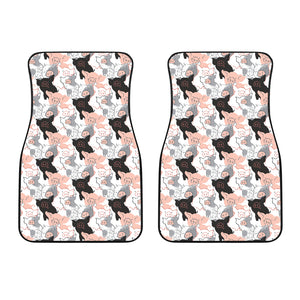 Pig Pattern Print Design 05 Front Car Mats