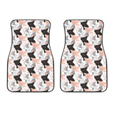 Pig Pattern Print Design 05 Front Car Mats