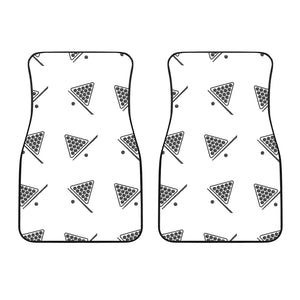 Billiard Ball Pattern Print Design 03 Front Car Mats
