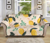 lemon flower leave pattern Sofa Cover Protector