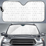 Airplane Print Pattern Car Sun Shade