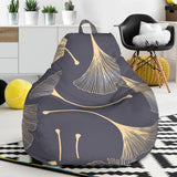 Gold Ginkgo Leaves Bean Bag Cover