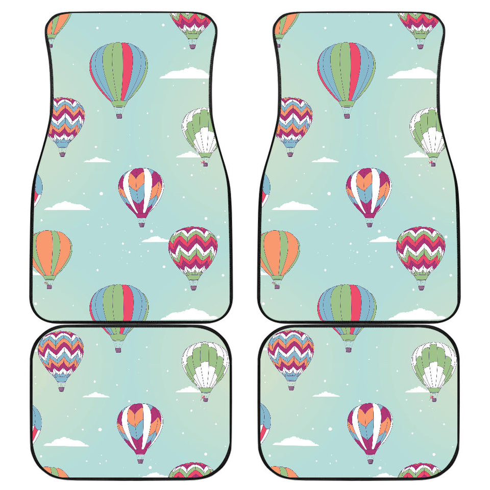 Hot Air Balloon Design Pattern Front And Back Car Mats