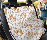 Cute Corgi Heart Star Bone Pattern Dog Car Seat Covers