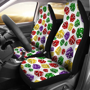 Dice Pattern Print Design 03 Universal Fit Car Seat Covers