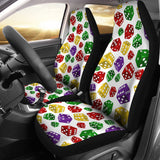 Dice Pattern Print Design 03 Universal Fit Car Seat Covers