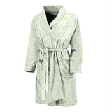 Cucumber Pattern Background Men'S Bathrobe