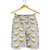 Sandwich Pattern Print Design 05 Men Shorts