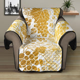 Gold grape pattern Recliner Cover Protector