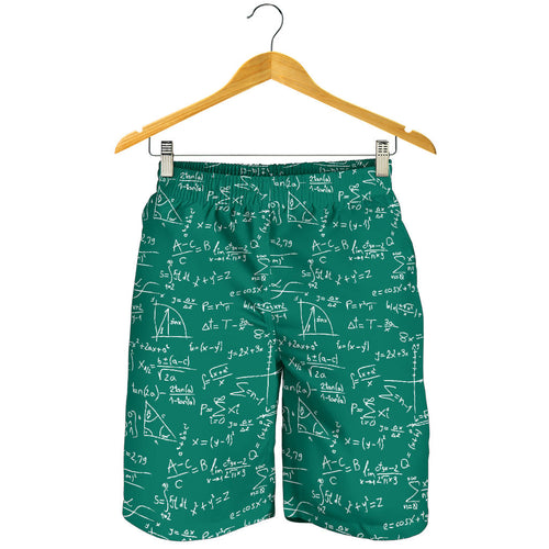 Math Pattern Print Design 01 Men Shorts