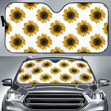 Sunflowers Design Pattern Car Sun Shade
