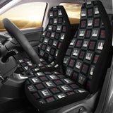 Piano Pattern Print Design 05 Universal Fit Car Seat Covers