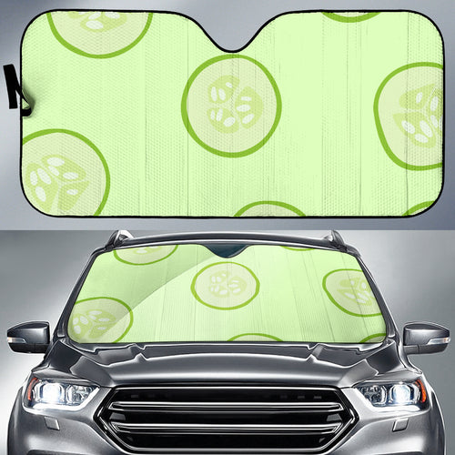 Cucumber Pattern Car Sun Shade