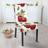 Red Apples Pattern Dining Chair Slipcover