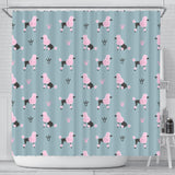 Poodle Dog Pattern Spoodle Dog Pattern Shower Curtain Fulfilled In UShower Curtain