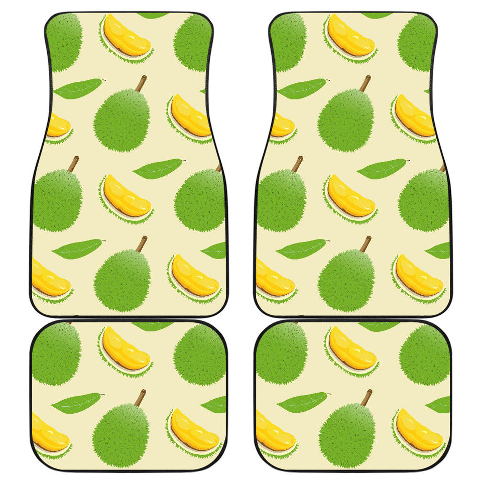 Durian Pattern Front And Back Car Mats