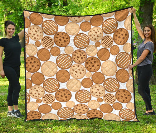 Various Cookie Pattern Premium Quilt