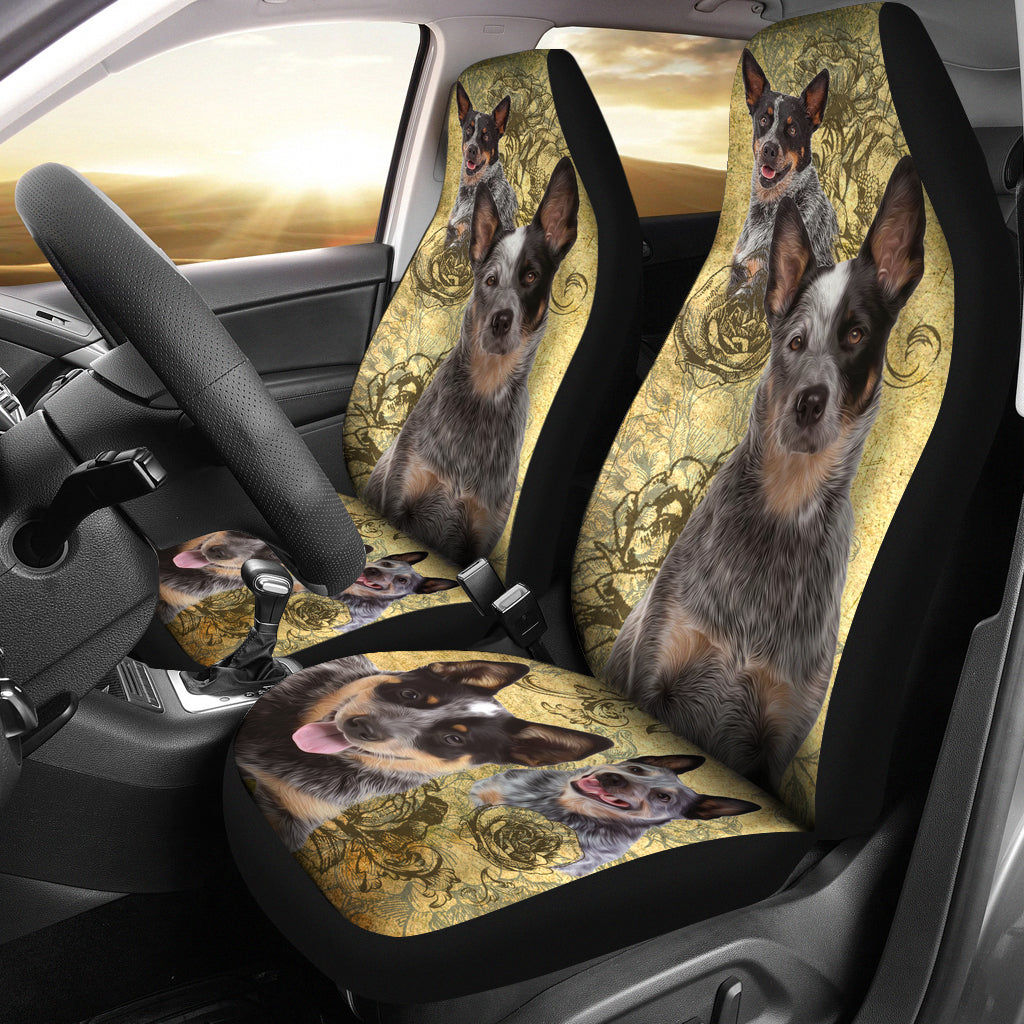 Australian Cattle Car Seat Covers (Set Of 2)