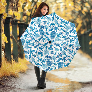 Coral Reef Pattern Print Design 01 Umbrella