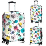Dragonflies Ginkgo Leaves Pattern Luggage Covers