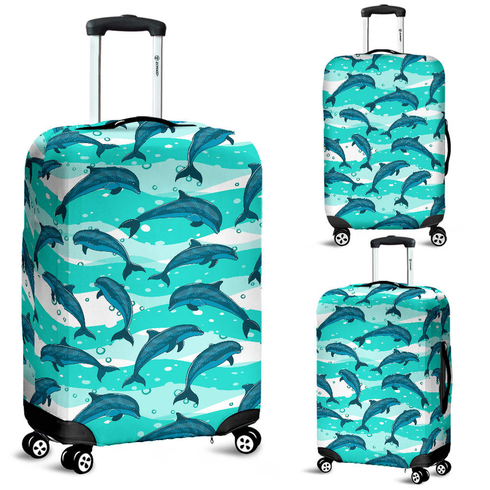Dolphin Sea Pattern Luggage Covers