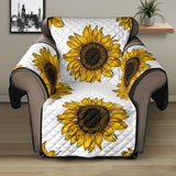 sunflowers design pattern Recliner Cover Protector