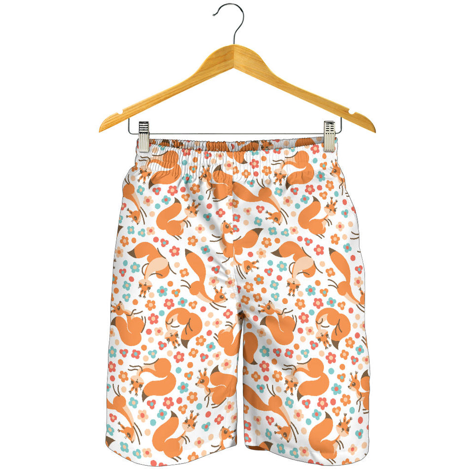 Squirrel Pattern Print Design 05 Men Shorts