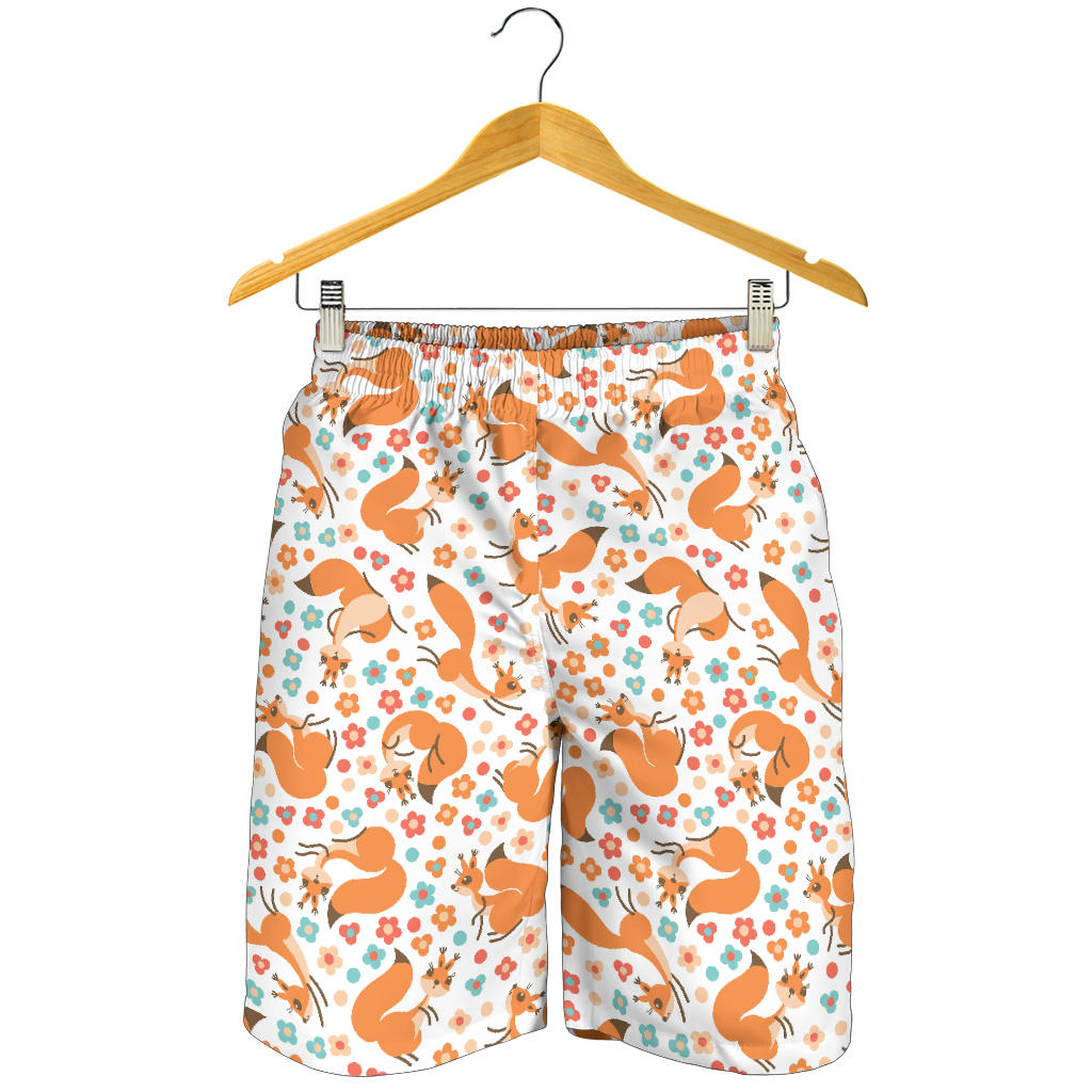 Squirrel Pattern Print Design 05 Men Shorts