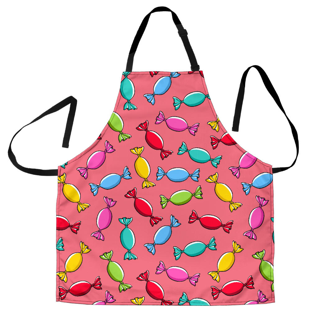 Colorful Wrapped Candy Pattern Adjustable Apron