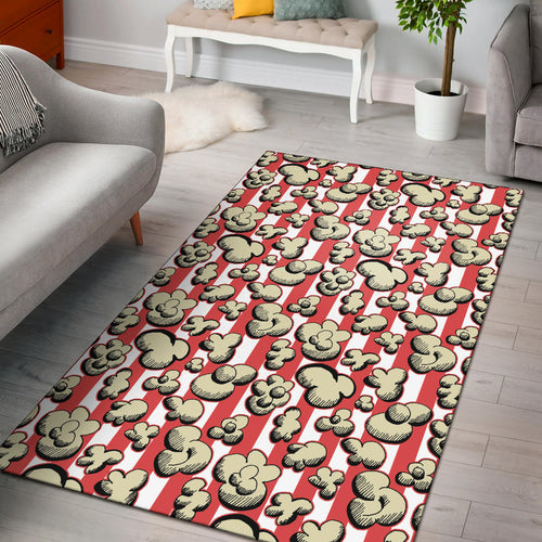 Popcorn Pattern Print Design 05 Area Rug