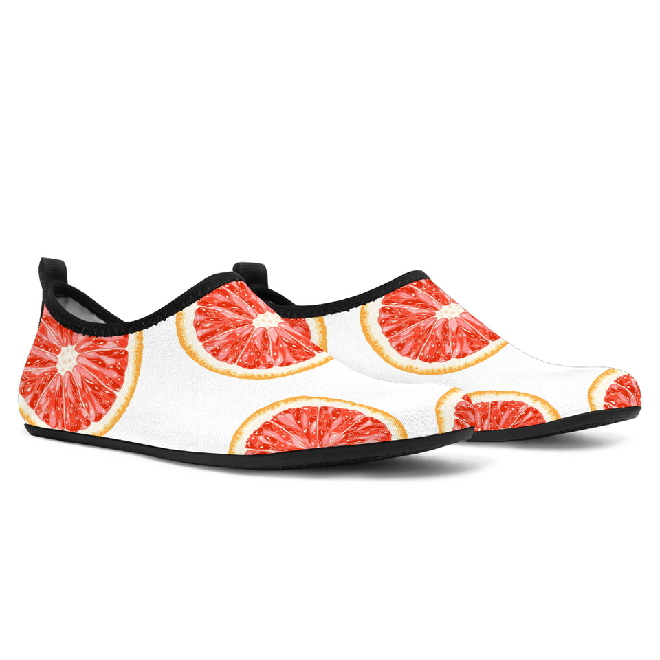 Grapefruit Pattern Aqua Shoes