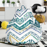 Zigzag  Chevron Paint Design Pattern Bean Bag Cover