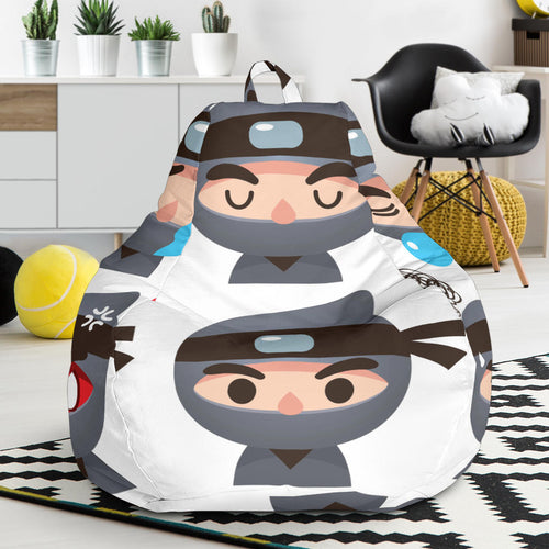 Cute Ninja Design Pattern Bean Bag Cover