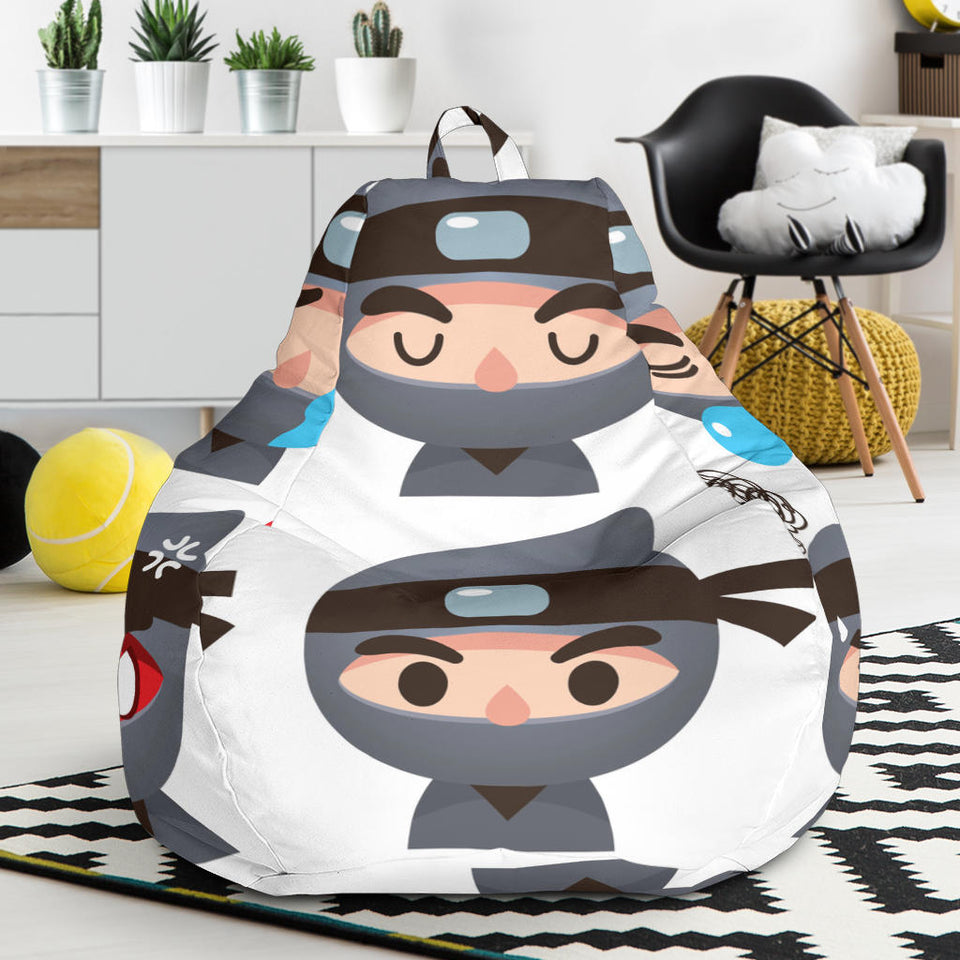 Cute Ninja Design Pattern Bean Bag Cover