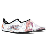 Watercolor Sea Turtle Jellyfish Pattern Aqua Shoes