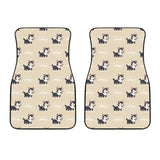 Cute Siberian Husky Front Car Mats