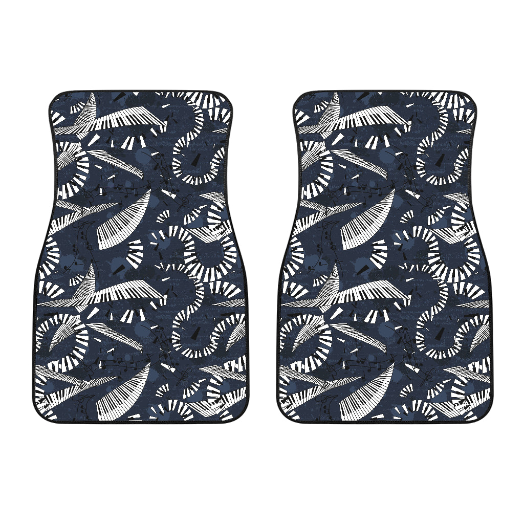 Piano Pattern Print Design 02 Front Car Mats