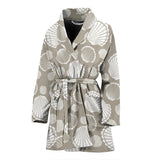 Scallop Shell Pattern Women'S Bathrobe