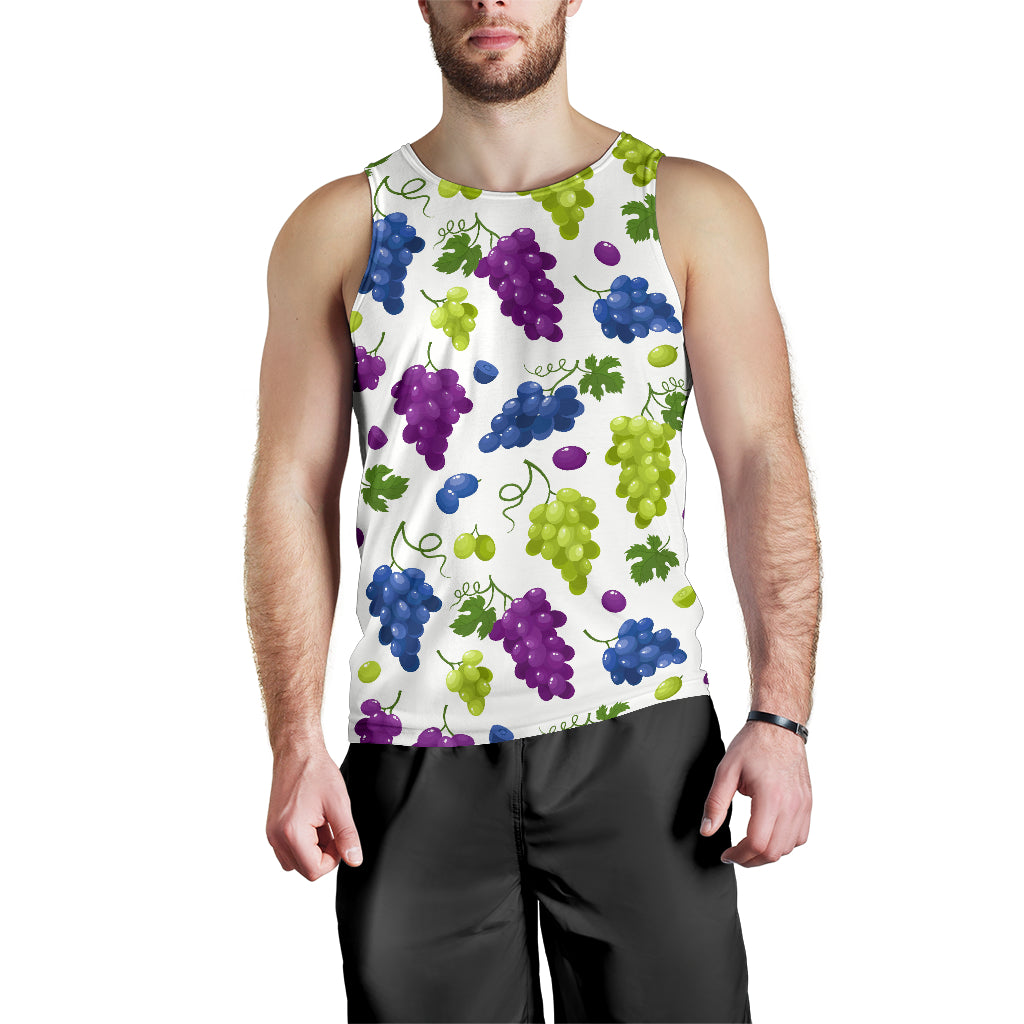 Grape pattern Men Tank Top
