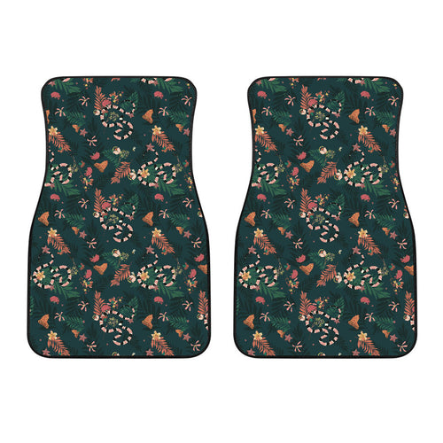 Snake Forest Pattern Front Car Mats