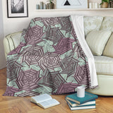 Spider Web Cobweb Design Color Pattern Premium Blanket