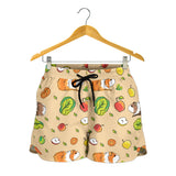 Guinea Pig Pattern Print Design 05 Women Shorts