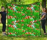 Clown Fish Pattern Print Design 01 Premium Quilt