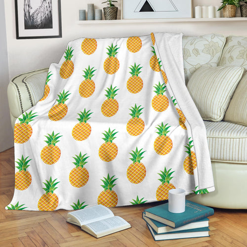 Pineapples Pattern Premium Blanket