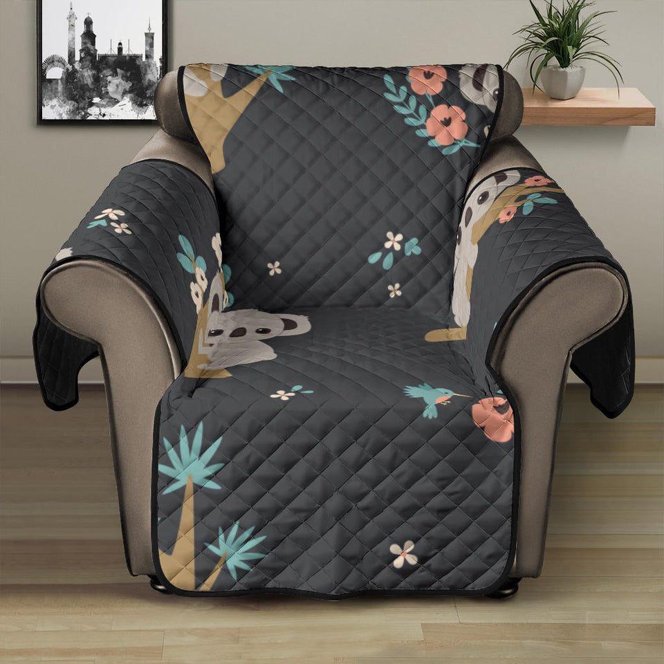 Cute koala pattern Recliner Cover Protector