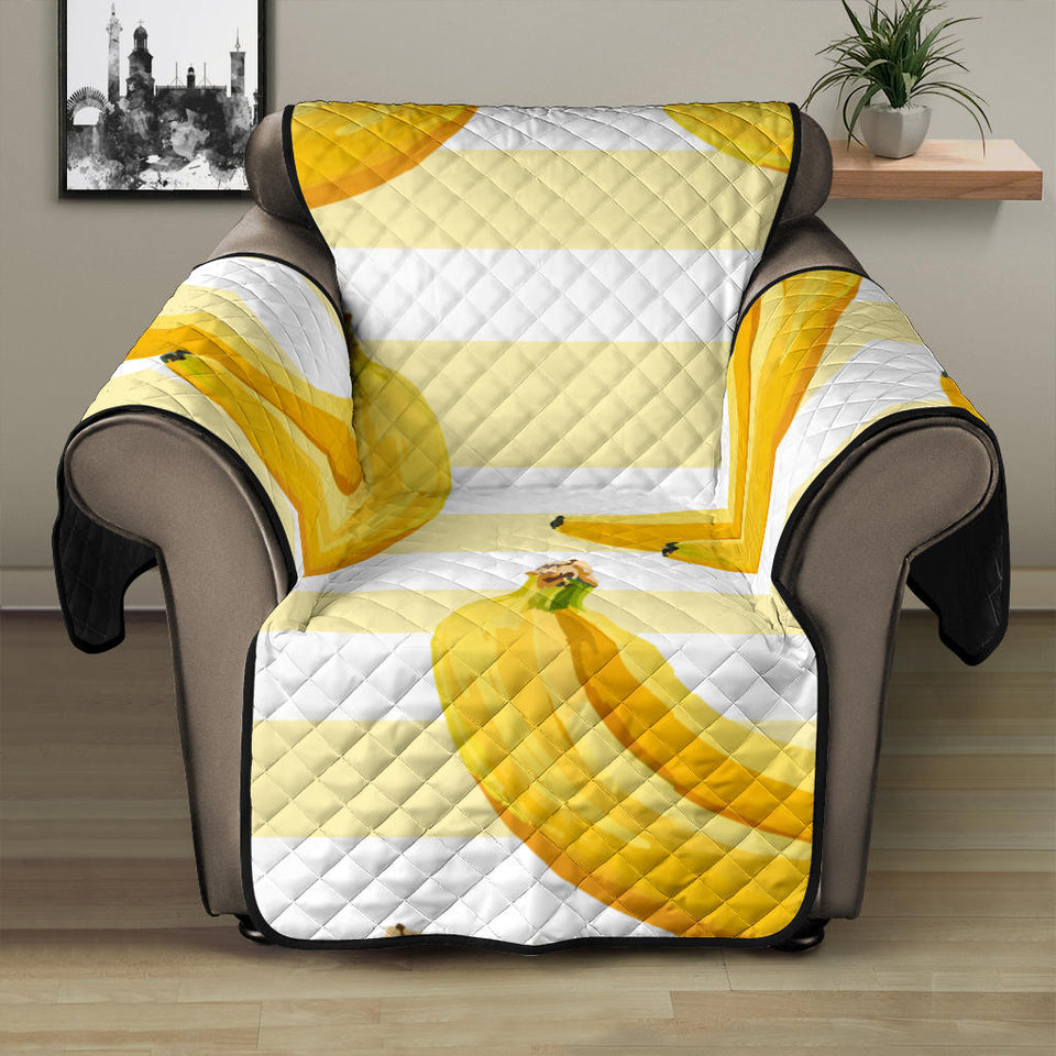Banana pattern blackground Recliner Cover Protector