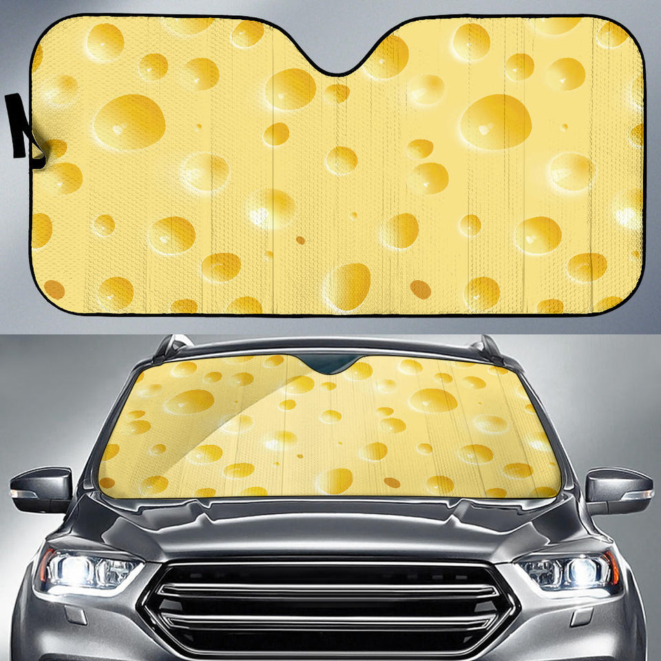 Cheese Texture Car Sun Shade