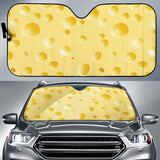 Cheese Texture Car Sun Shade