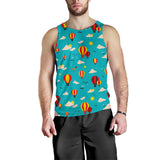 Hot Air Balloon Sky Pattern Men Tank Top